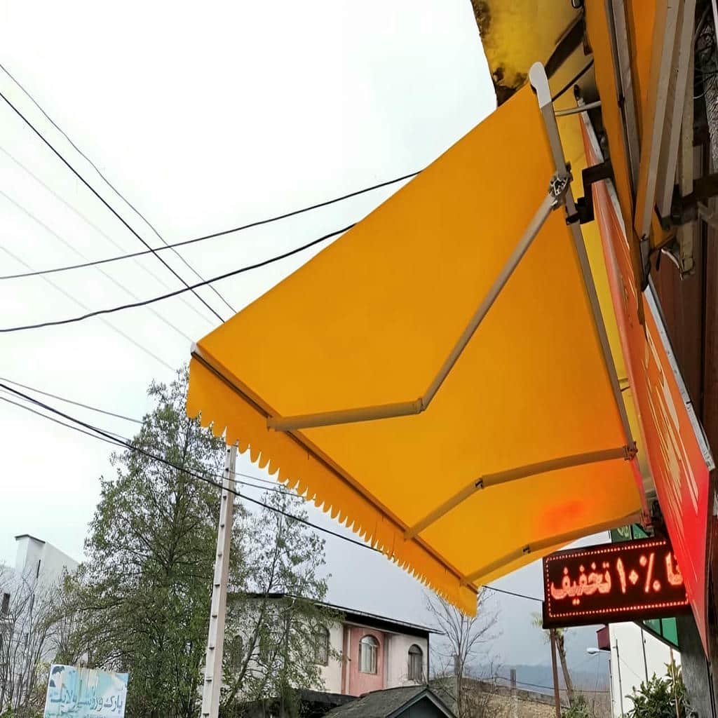 نصب سایبان برقی ورودی در نیشابور