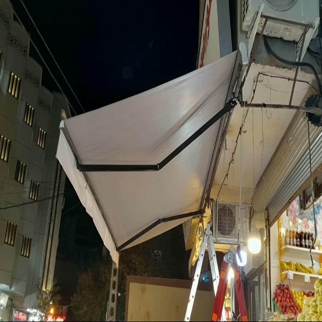 قیمت سایبان برقی مغازه در کرمانشاه