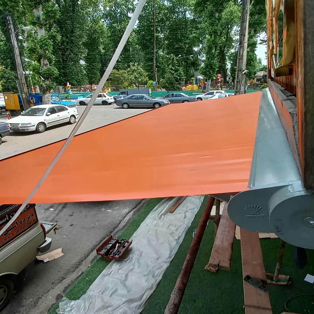 سایبان برقی در ساوه