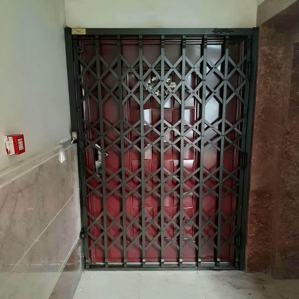 فروش درب آکاردئونی تمام گل در کاشان