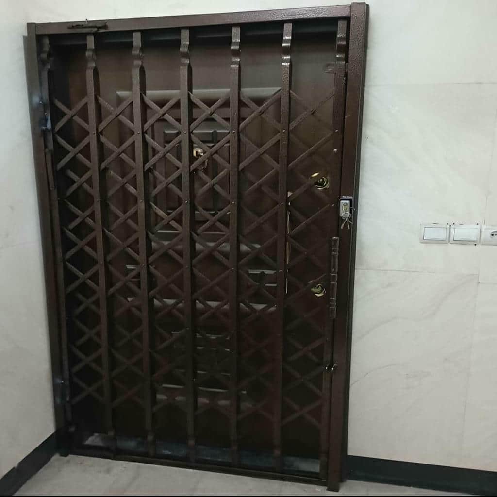 فروش درب آکاردئونی حفاظ آکاردئون تمام گل در اهواز