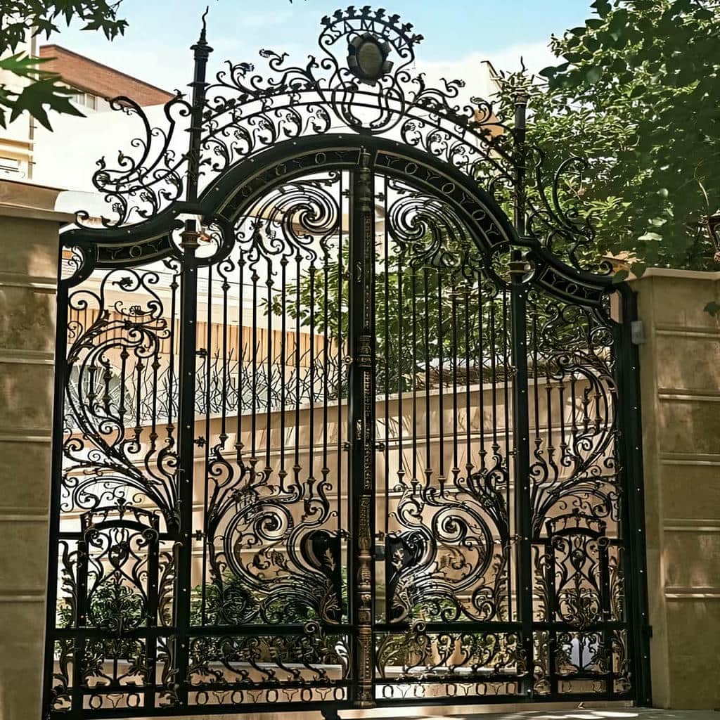 قیمت درب حیاط ویلایی فلزی دولنگه در نسیم شهر