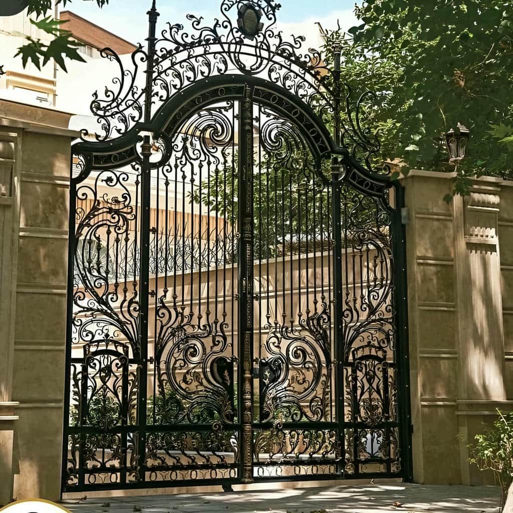 خرید درب حیاط ویلایی فلزی تک لنگه در سیرجان