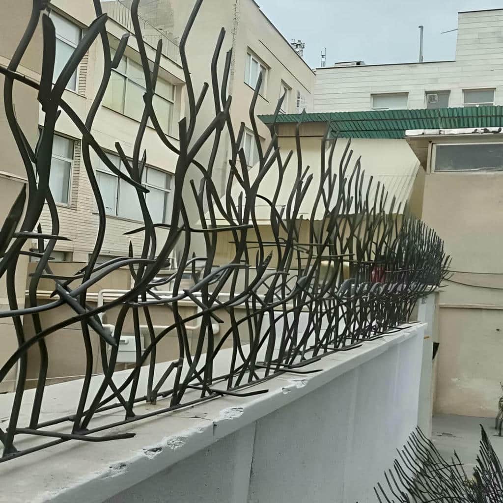 خرید حفاظ شاخ گوزنی دیوار ساختمان در پرند