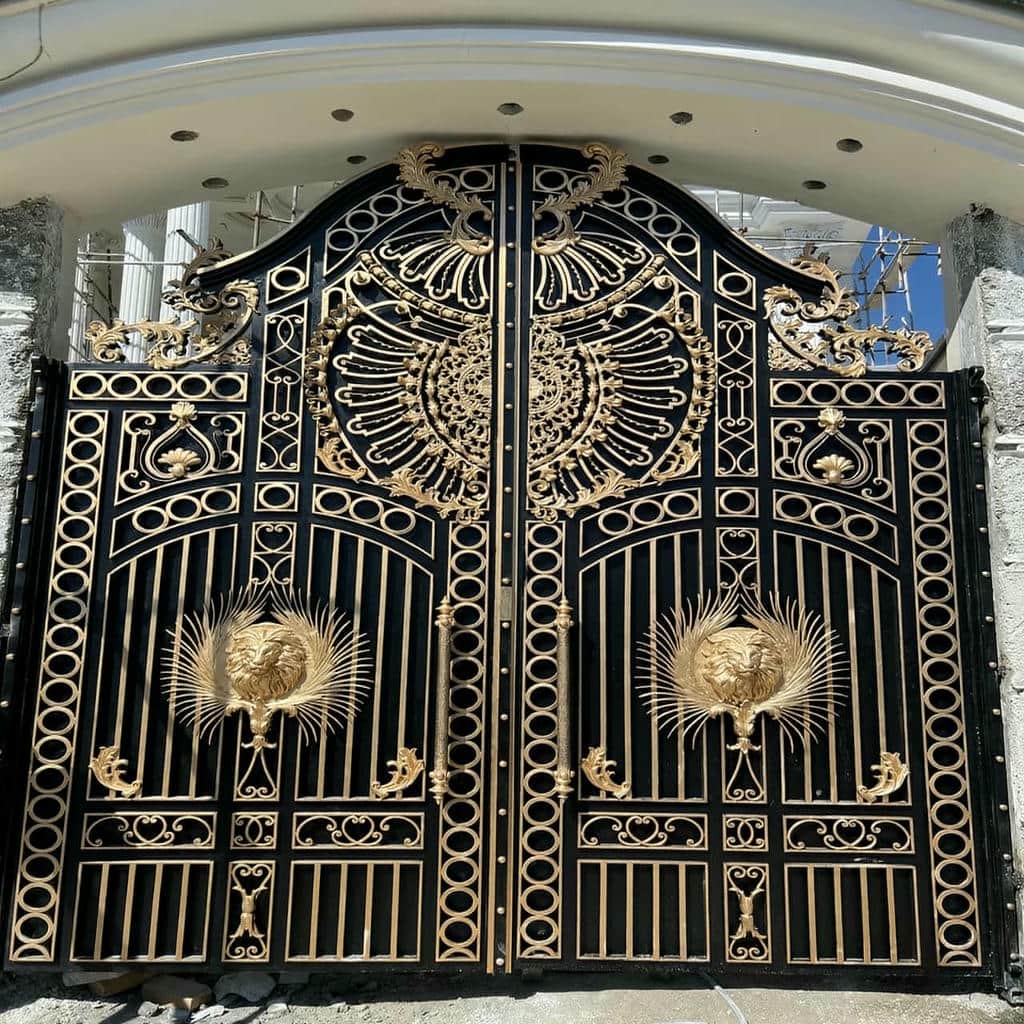 کارخانه درب حیاط ویلایی فلزی فرفورژه در سبزوار