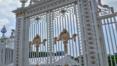 درب حیاط ویلایی فلزی در یاسوج