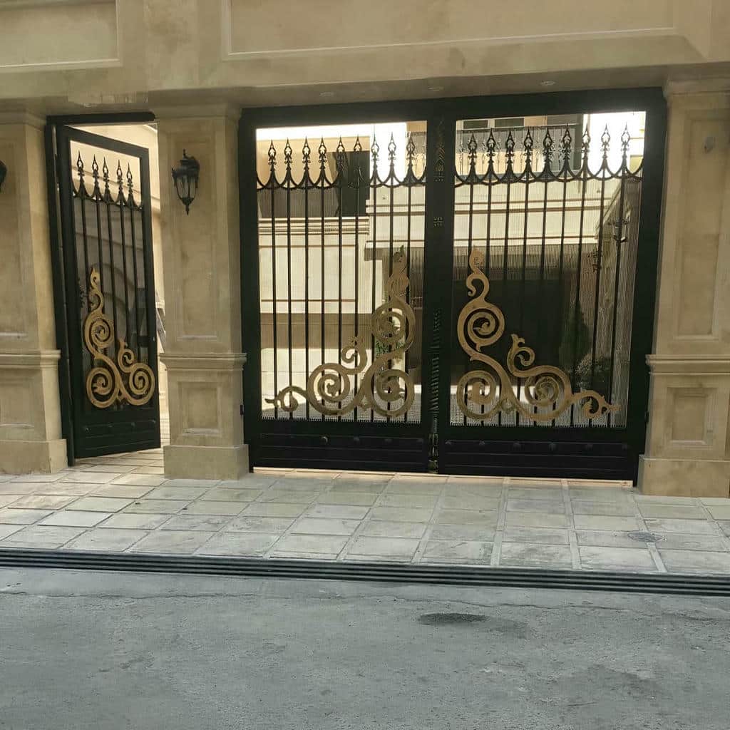خرید درب حیاط ویلایی فلزی تک لنگه در بندر انزلی