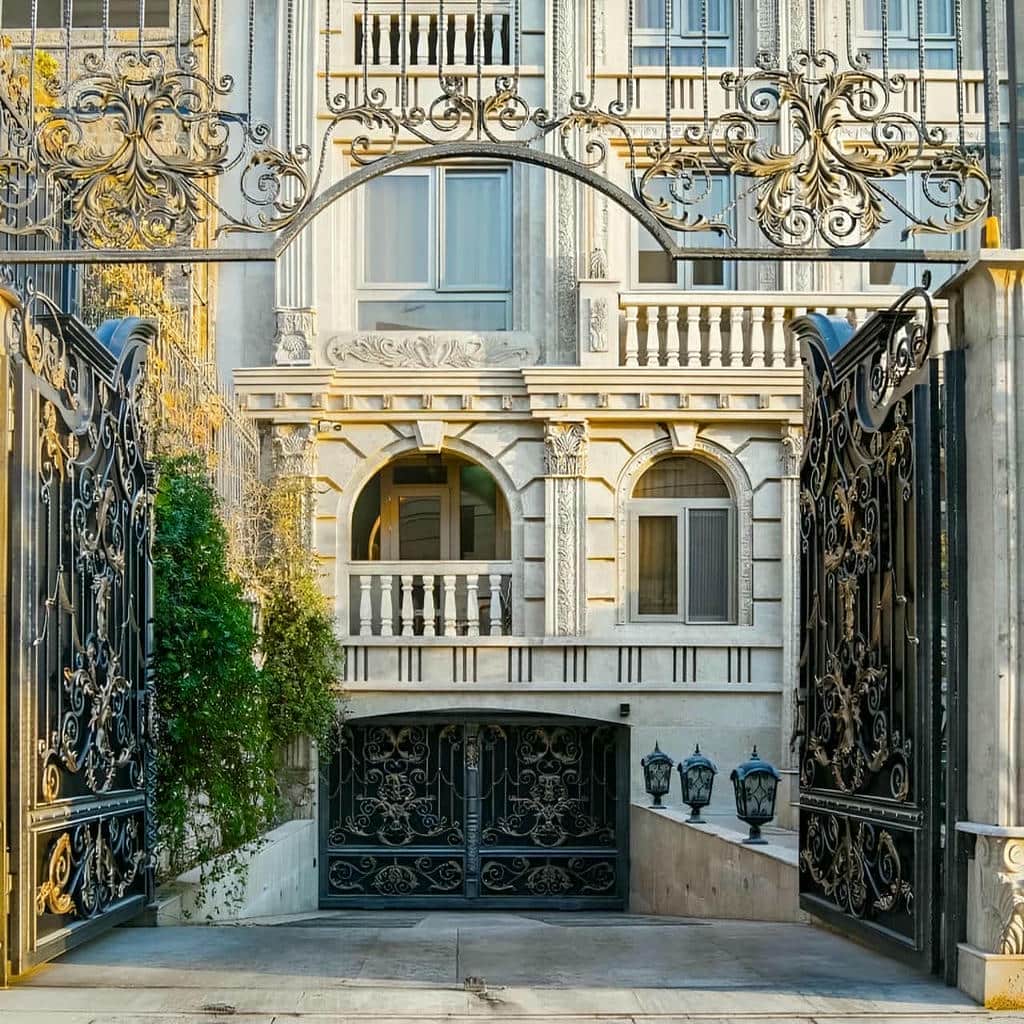 فروش درب حیاط ویلایی فلزی تاشو در تبریز