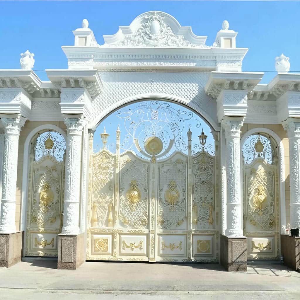 درب حیاط ویلایی فلزی در اراک