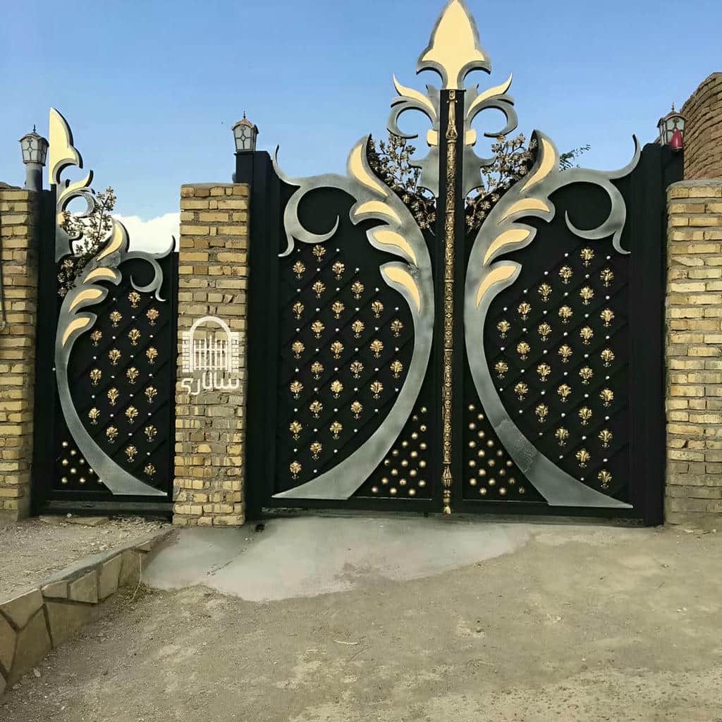خرید درب حیاط ویلایی فلزی تک لنگه در شهریار
