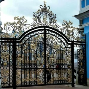 درب حیاط ویلایی فلزی در کرمان