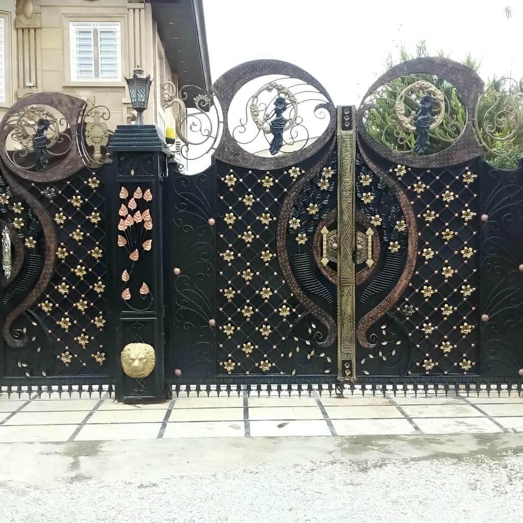 خرید درب حیاط ویلایی فلزی تک لنگه در اهواز