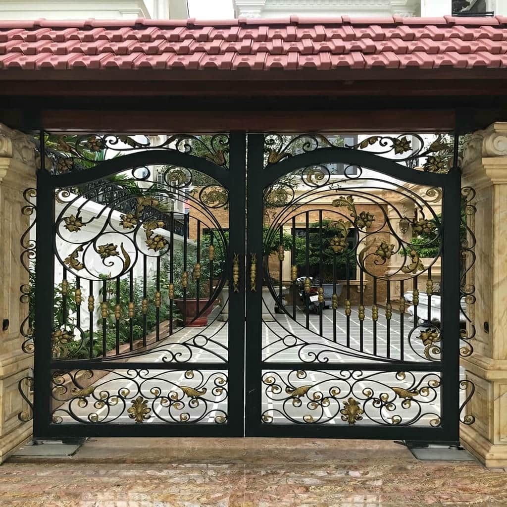 کارخانه درب حیاط ویلایی فلزی فرفورژه در اهواز