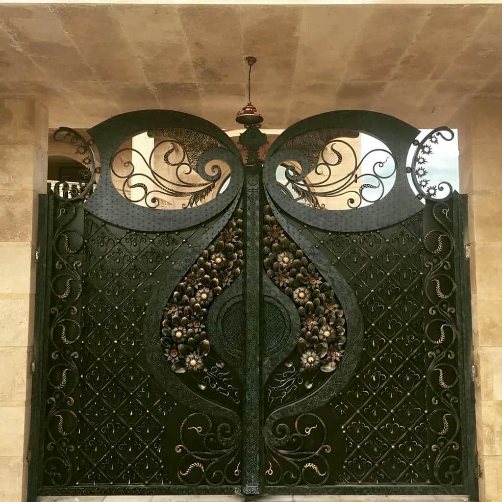 خرید درب حیاط ویلایی فلزی تک لنگه در چالوس