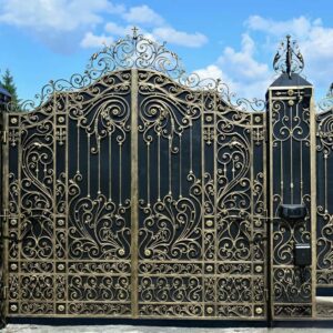 درب حیاط ویلایی فلزی در ساری