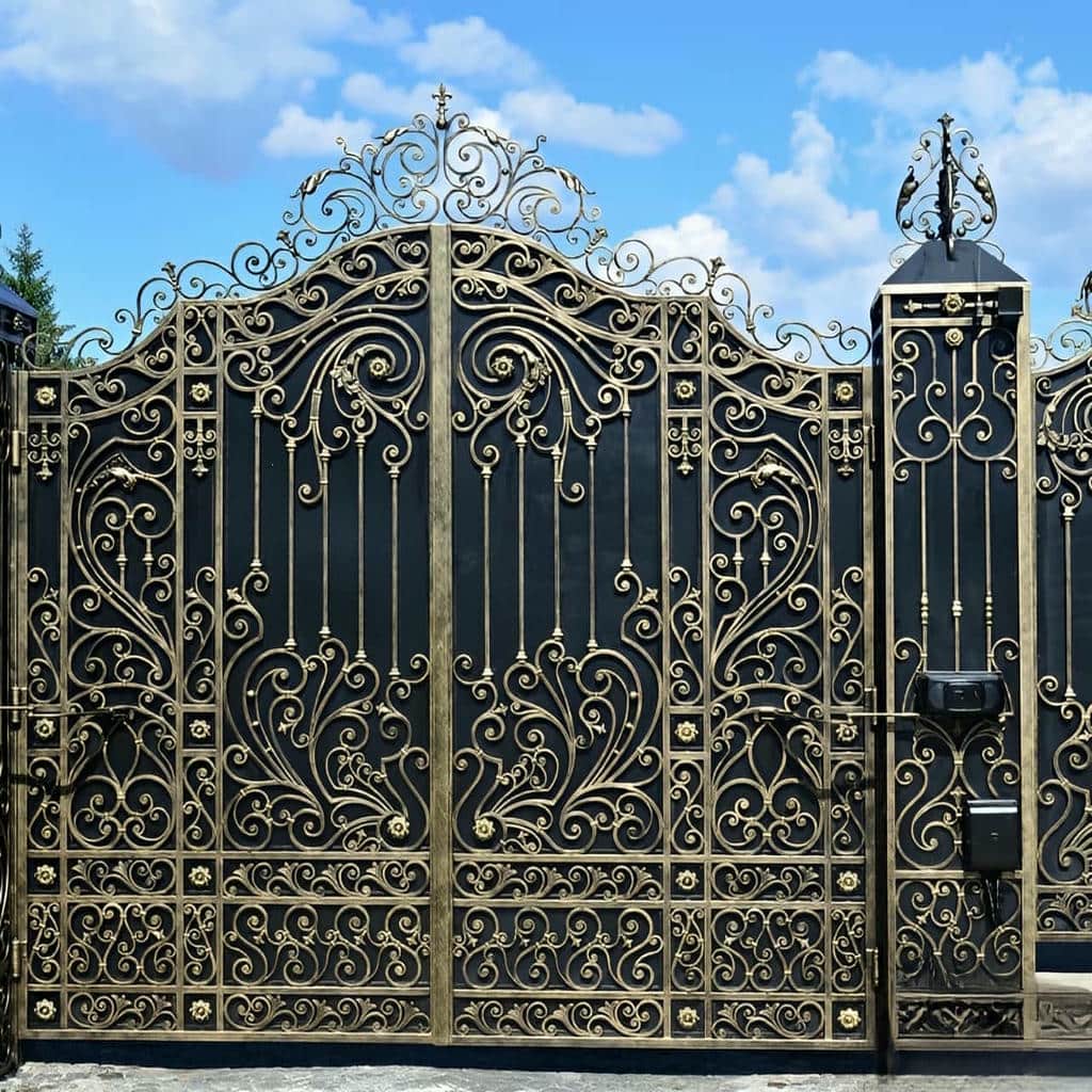 درب حیاط ویلایی فلزی در ساری
