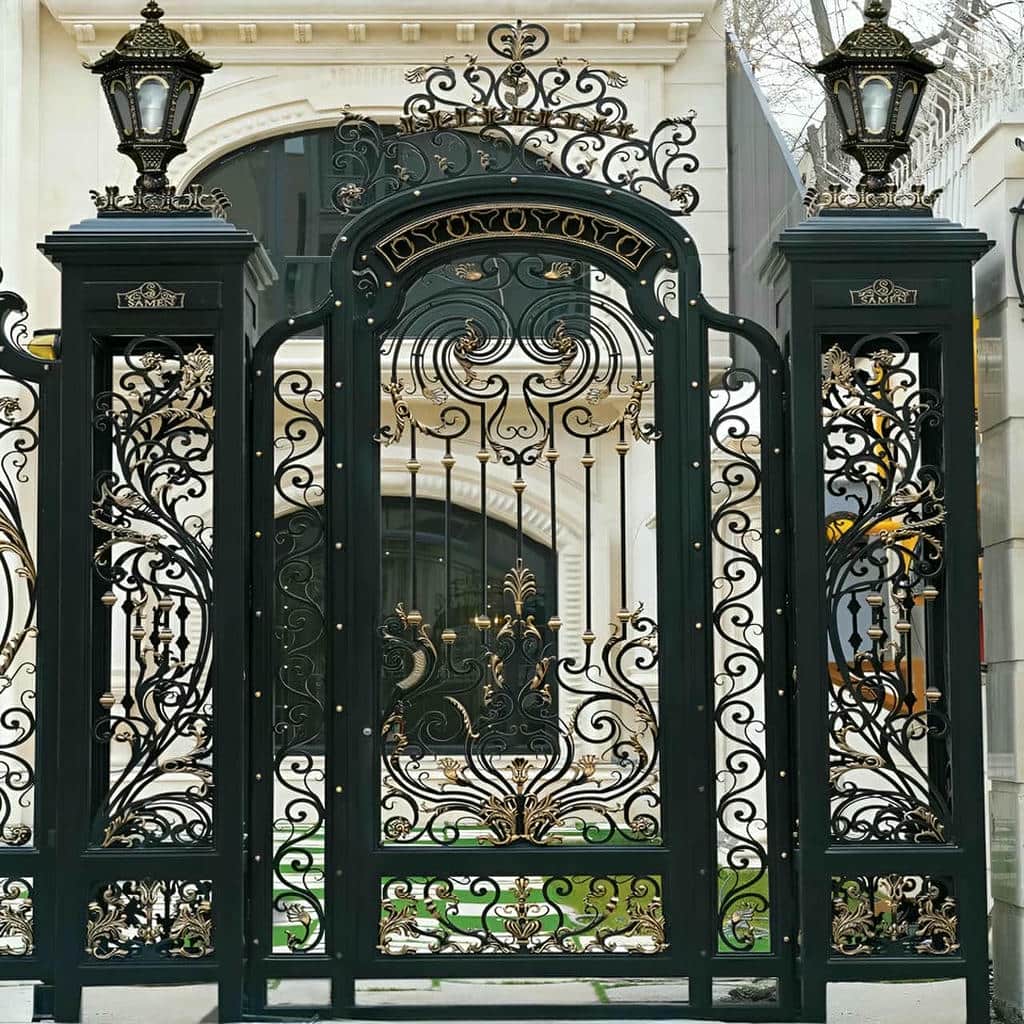 فروش درب حیاط ویلایی فلزی تاشو در اهواز