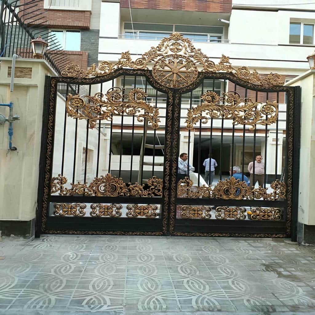 فروش درب حیاط ویلایی فلزی تاشو در گنبدکاووس