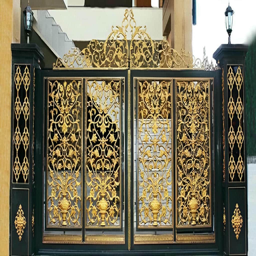 کارخانه درب حیاط ویلایی فلزی فرفورژه در چالوس