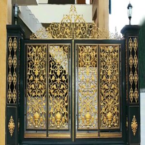 درب حیاط ویلایی فلزی در چابهار