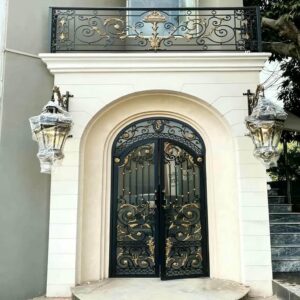 درب حیاط ویلایی فلزی در نیشابور