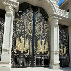 درب حیاط ویلایی فلزی در قائمشهر
