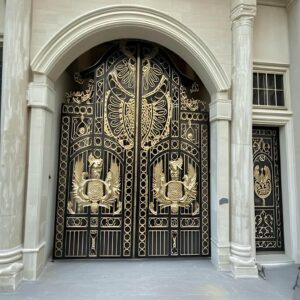 درب حیاط ویلایی فلزی در ساوه