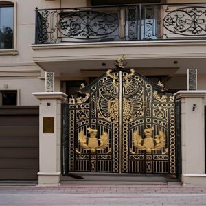 درب حیاط ویلایی فلزی در فردیس کرج