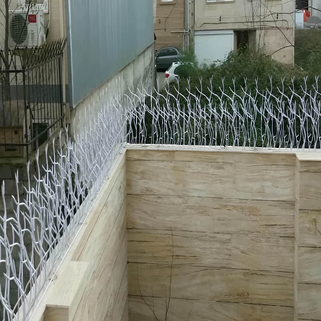 حفاظ آهنی مقاوم دیوار با جوش تمیز در محل