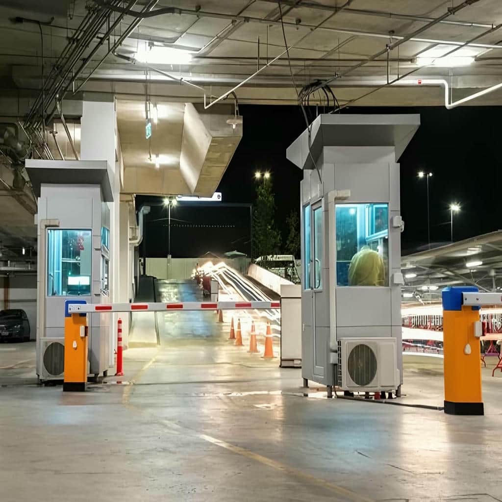 راهبند پارکینگ مجهز به تگ RFID و پلاک‌خوان