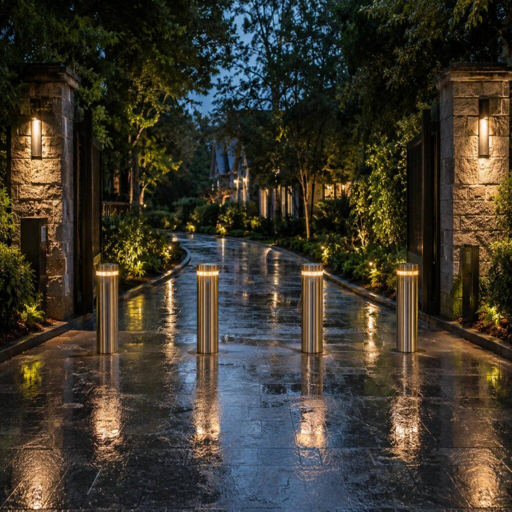 اپراتور راهبند اتوماتیک با کابل کشی منظم تجهیزات