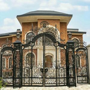 12 مدل درب حیاط فلزی ضدزنگ
