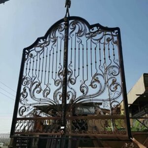 10 مدل درب فلزی ویلایی کلاسیک