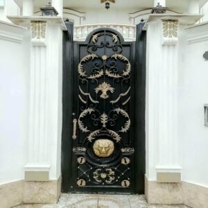 8 مدل درب حیاط فلزی ریلی کشویی