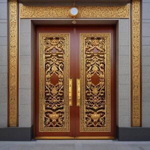 9 طرح درب پارکینگ آهنی با شاسی سنگین