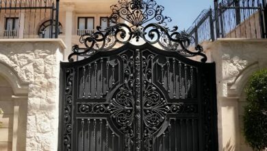 6 مدل درب طرح چوب آهنی