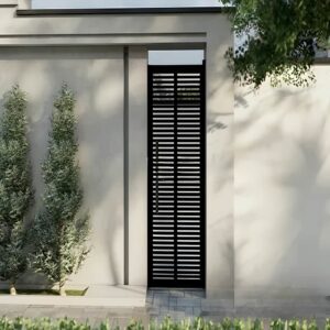 7 مدل درب دو لنگه آهنی پارکینگ
