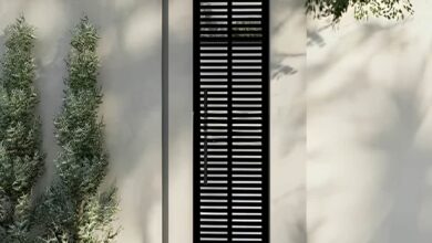 7 مدل درب دو لنگه آهنی پارکینگ