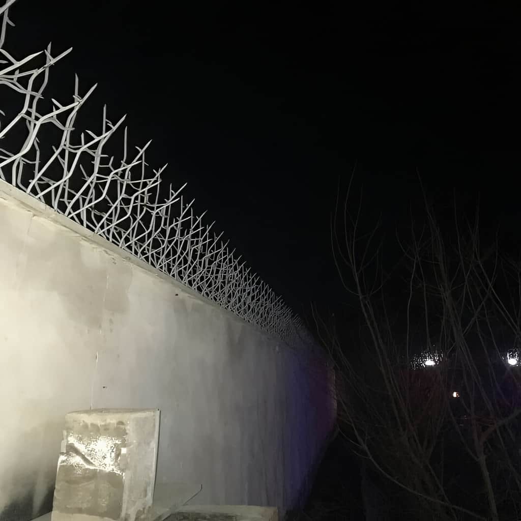 حفاظ شاخ گوزنی با میلگردهای منظم و برش خورده