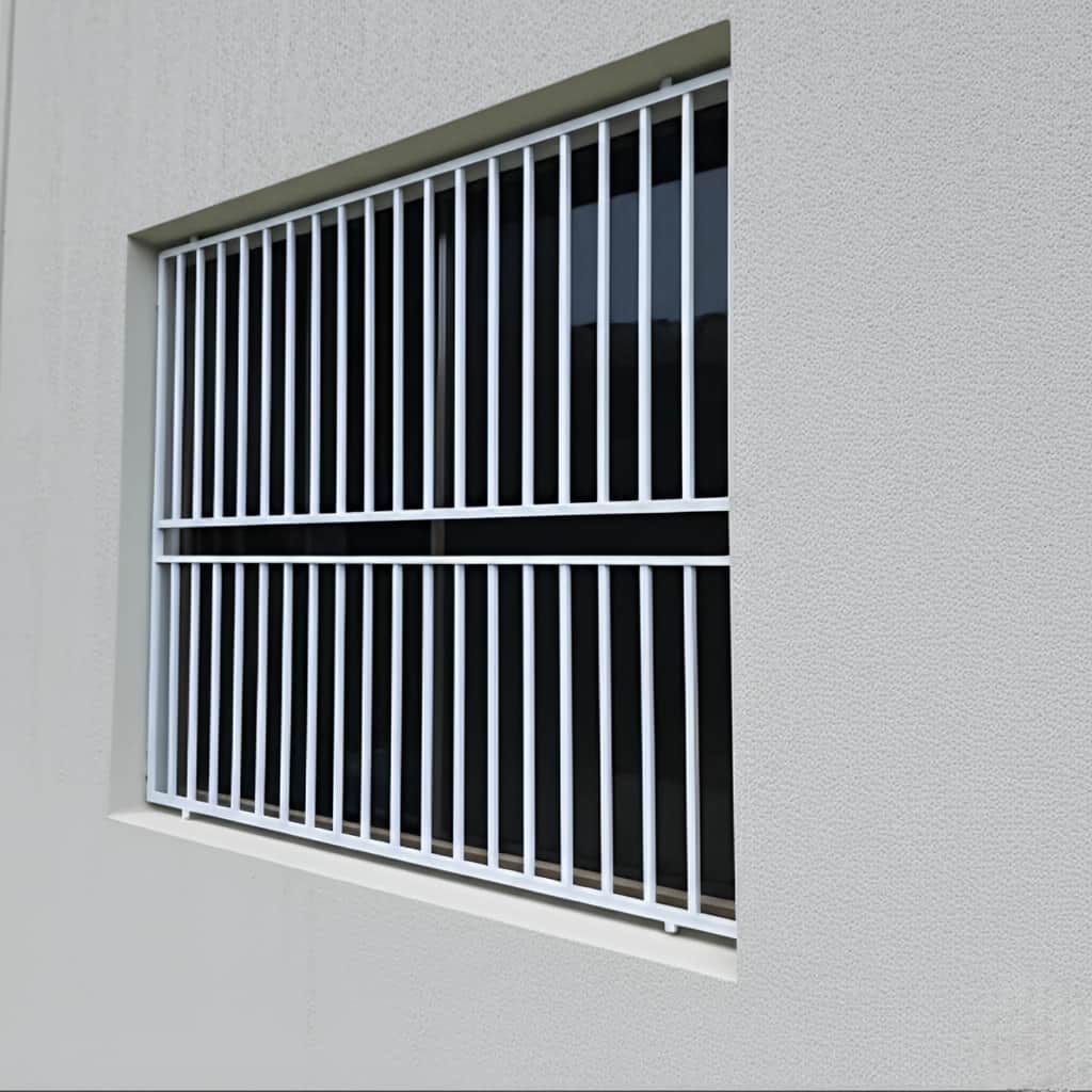حفاظ پنجره دوجداره ساده با برش دقیق پروفیل