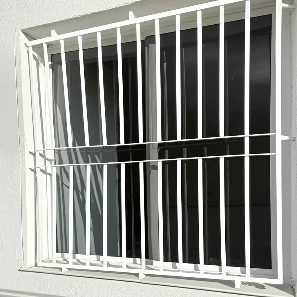 حفاظ پنجره دوجداره ساده با جوشکاری تمیز اتصالات
