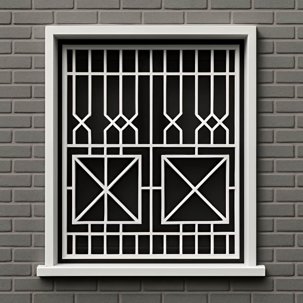 حفاظ پنجره با فرم هندسی