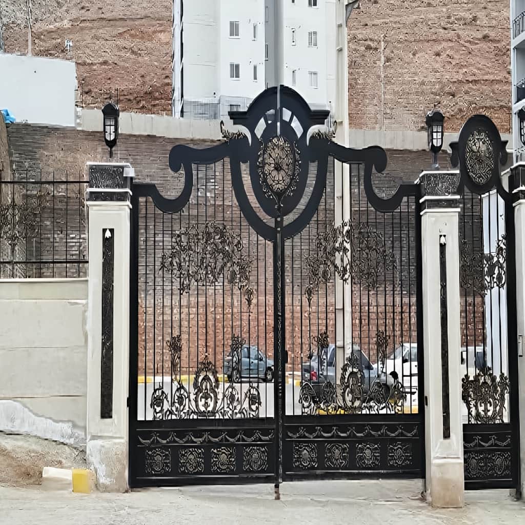درب Speakeasy پنجره دار کلاسیک با قفل ایمن ورودی