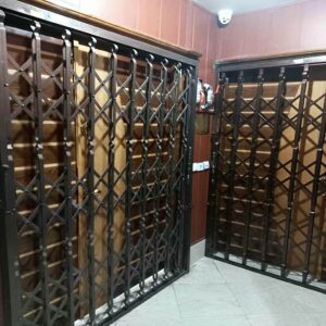 حفاظ آکاردئونی آهنی ضد نفوذ با سازه مقاوم