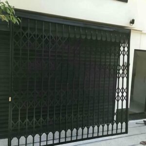 درب آکاردئونی پروفیلی با طراحی لوکس برای زیبایی و امنیت ورودی
