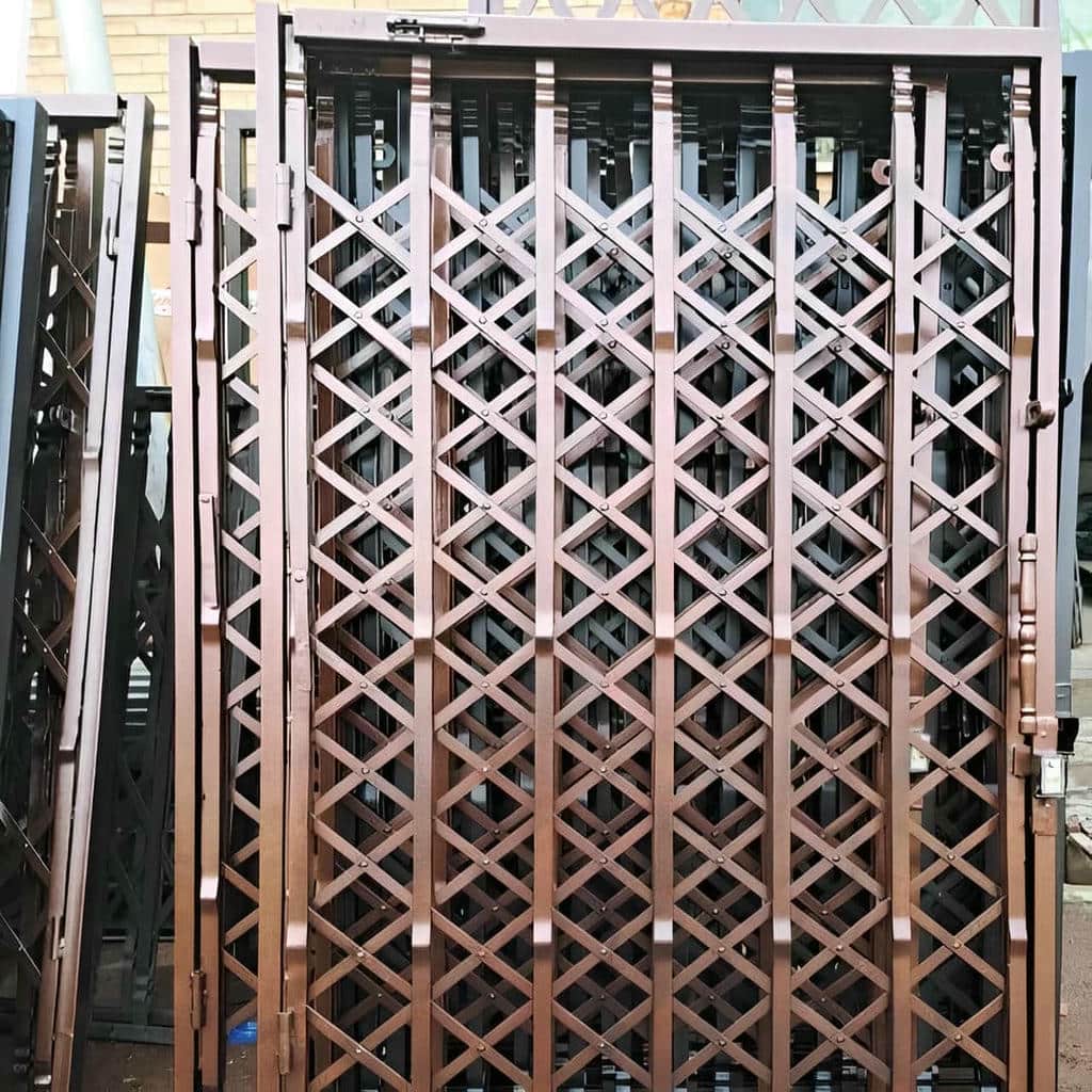 درب آکاردئونی بادوام با پوشش ضد زنگ
