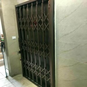 محافظ درب آکاردئونی مستحکم برای ایمنی ورودی