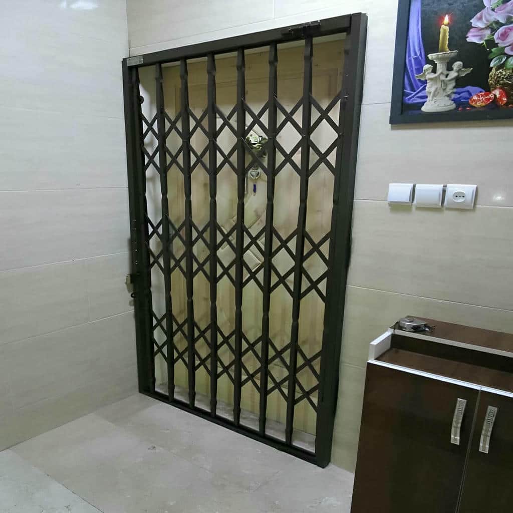 درب آکاردئونی ضد زنگ با رنگ مقاوم بدنه