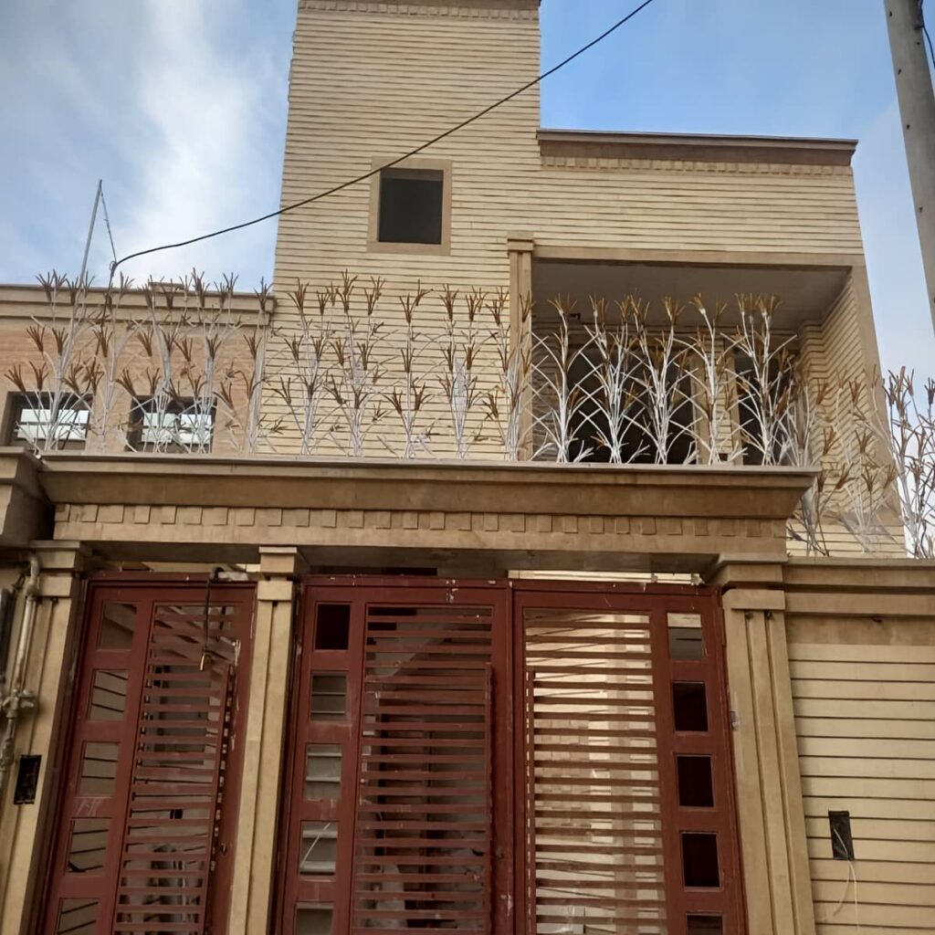 نرده دزدگیر دیوار نوک تیز با جوشکاری تمیز