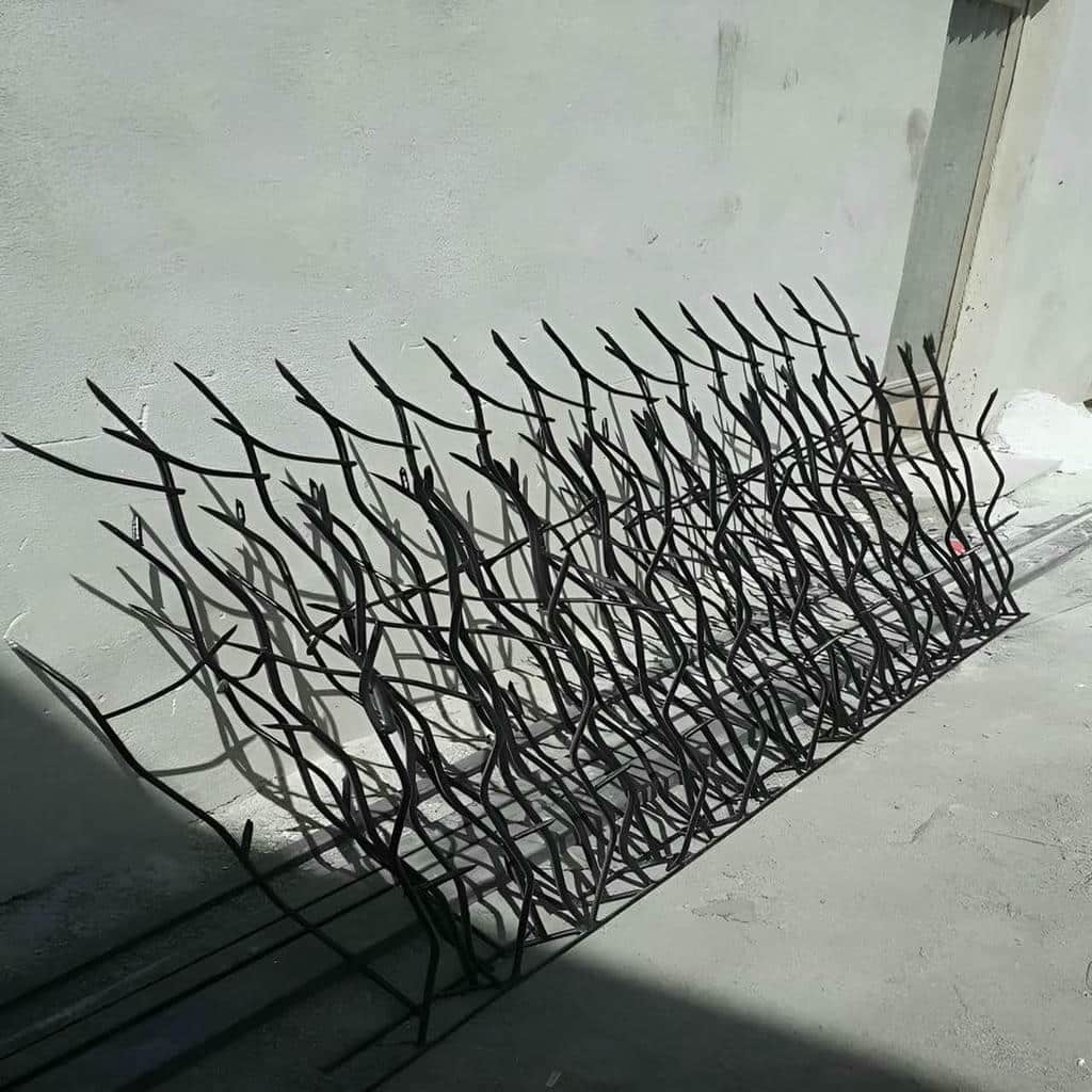 حفاظ آهنی دیوار با پوشش رنگ مقاوم